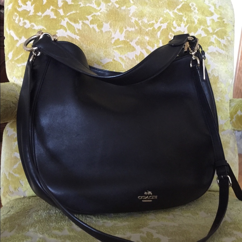 COACH hobo black purse